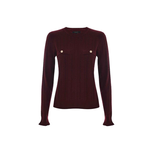 Kocca Maglia Maglia Donna a trecce con taschine S A25 - KOCCAJUDE - 10172 - S - Francavilla Moda